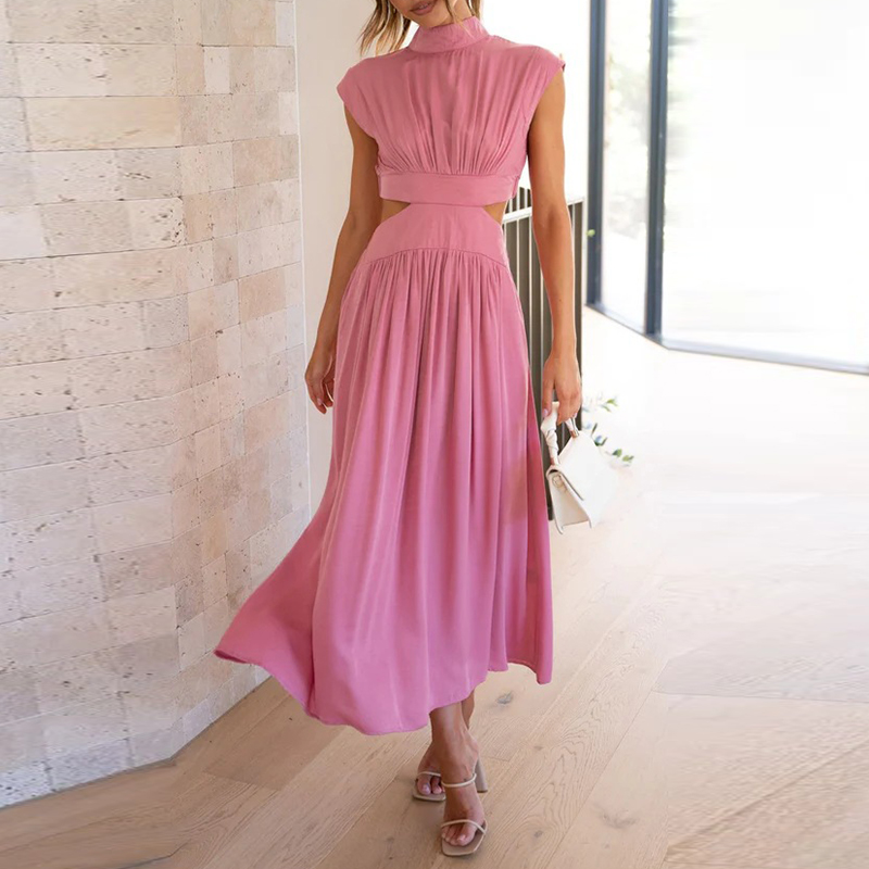 Variant image for ÉléganceAnne™ – Robe Longue Femme Chic Avec Manches Courtes Confortable-29