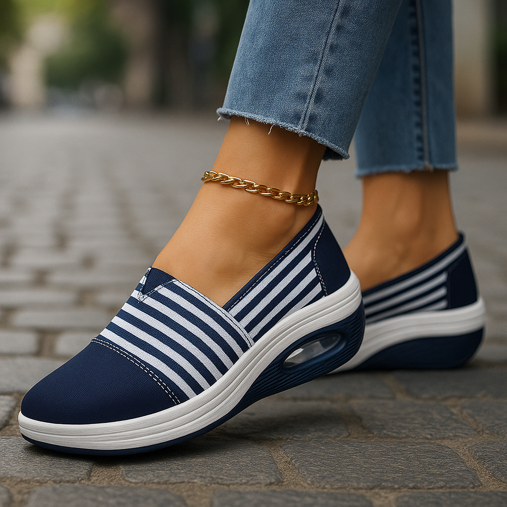 StrideEase™ – Chaussure Femme Confortable & Facile à Enfiler