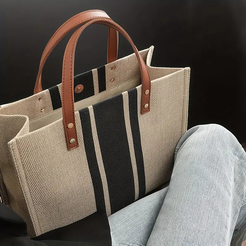Sac à courses réutilisable avec poignées renforcées