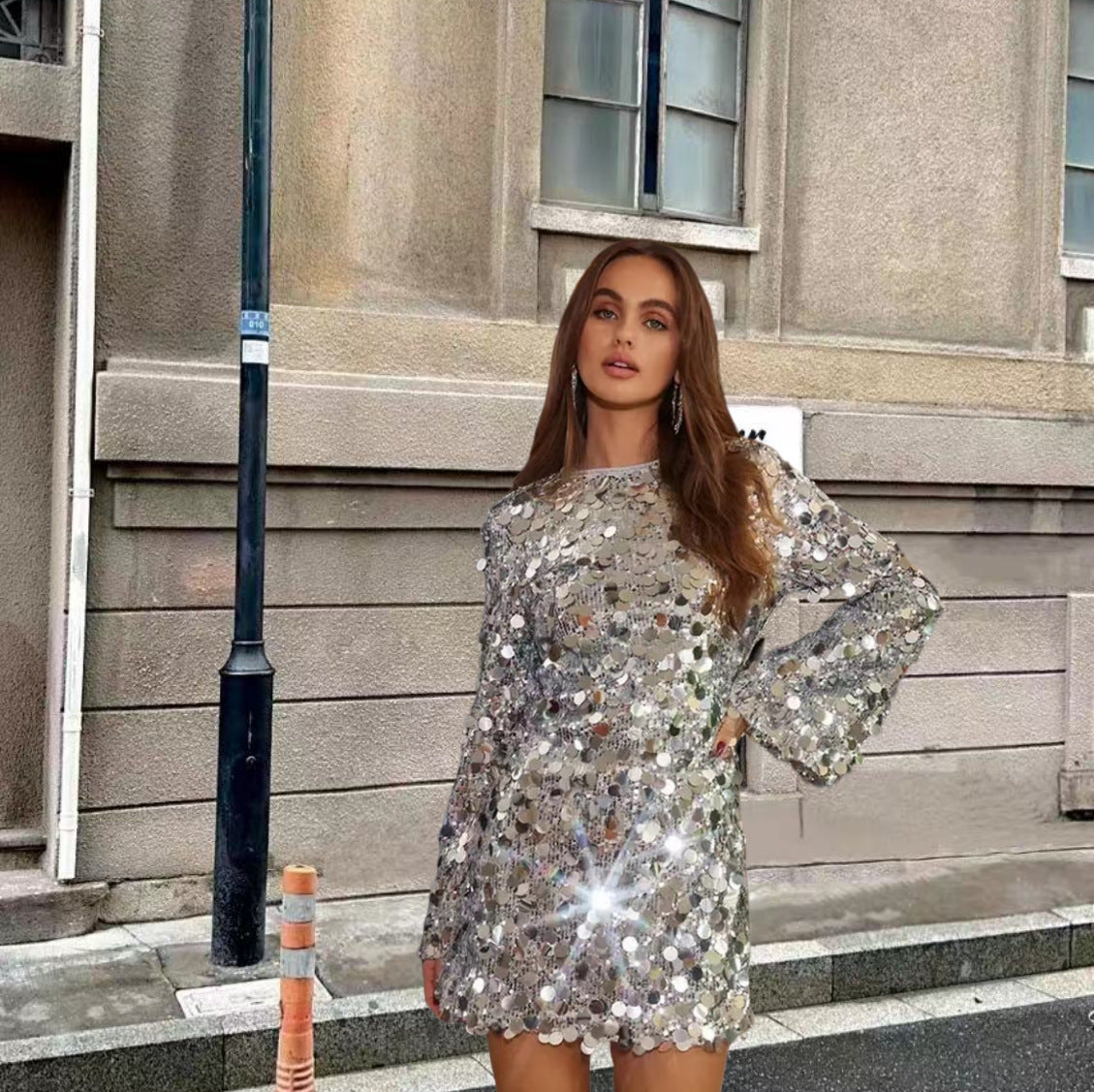 Robe de Cocktail Courte Pailletisée - luxestyle