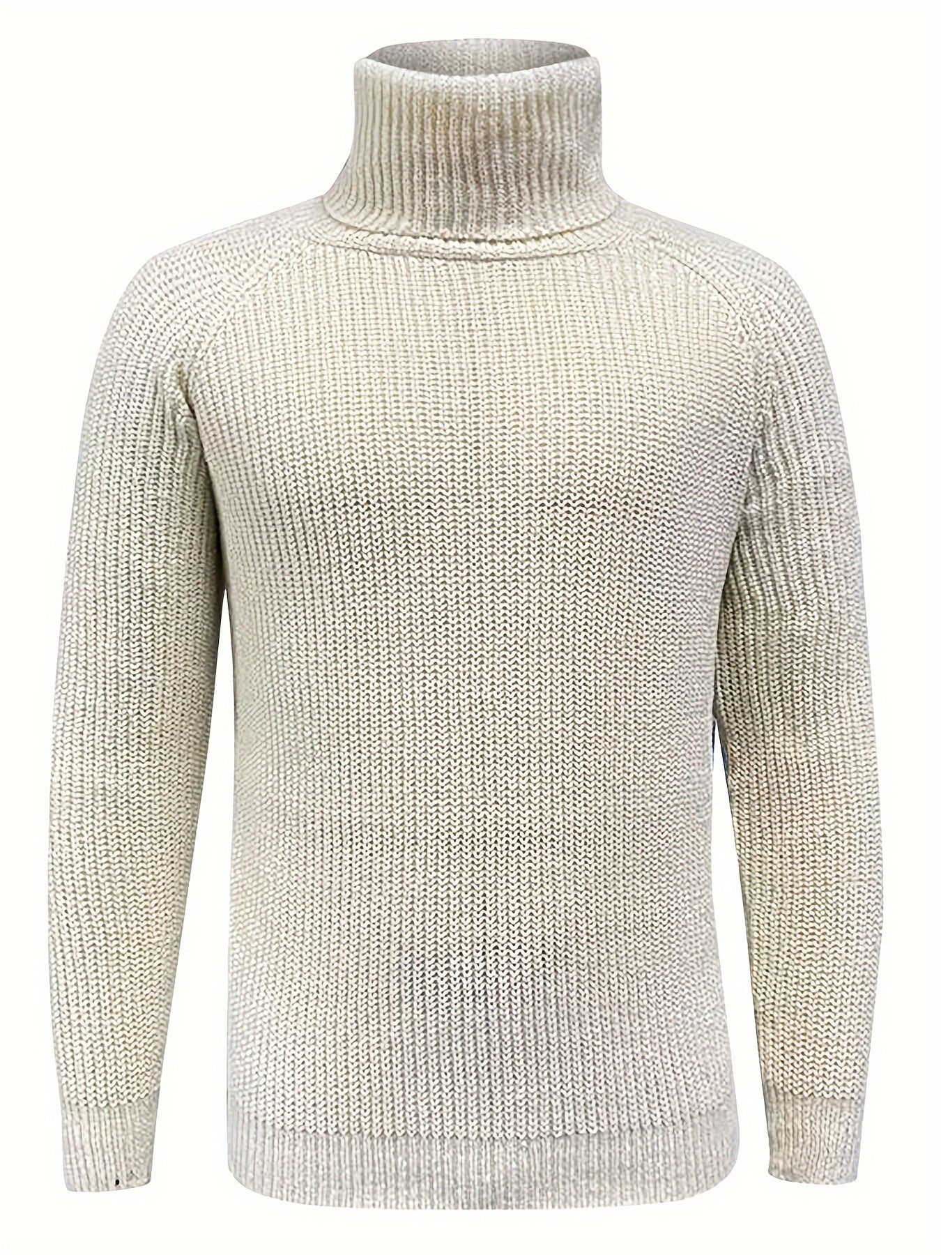 Pull homme col roulé chaud pour hiver