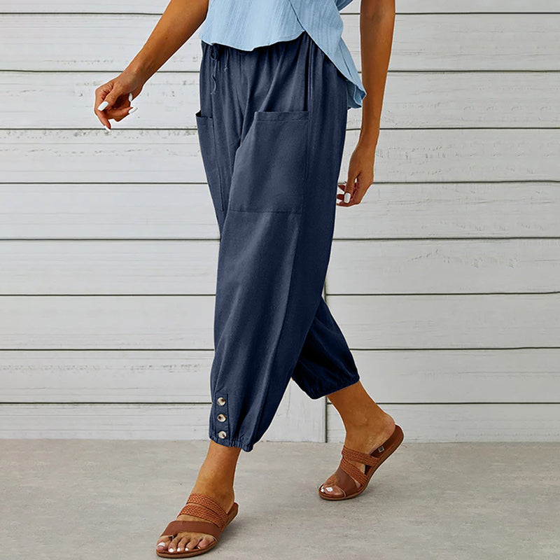 Pantalon Décontracté Femme Confortable