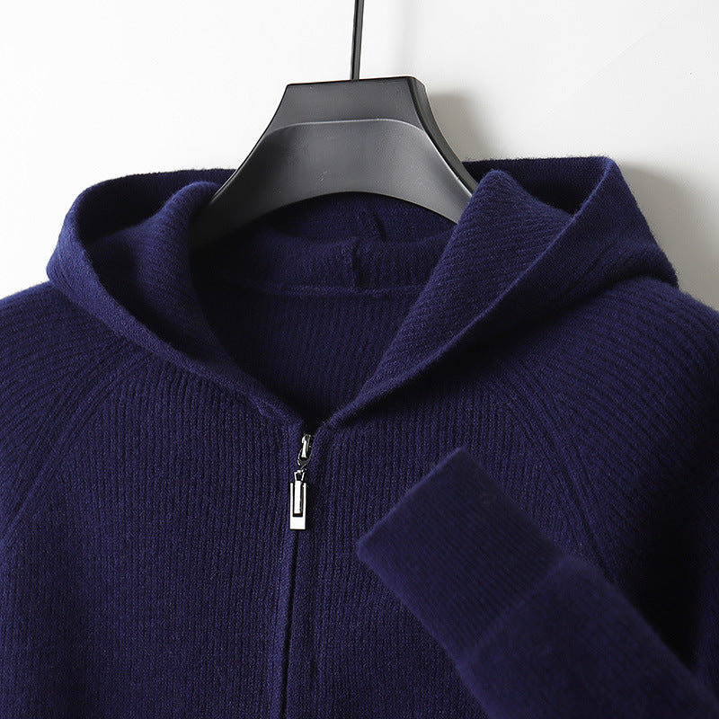 Pull Capuche Homme Grande Taille Doux et Chaud