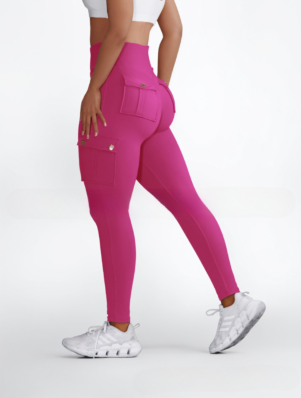 Pantalon Féminin Élégant avec Poches et Taille Relâchée