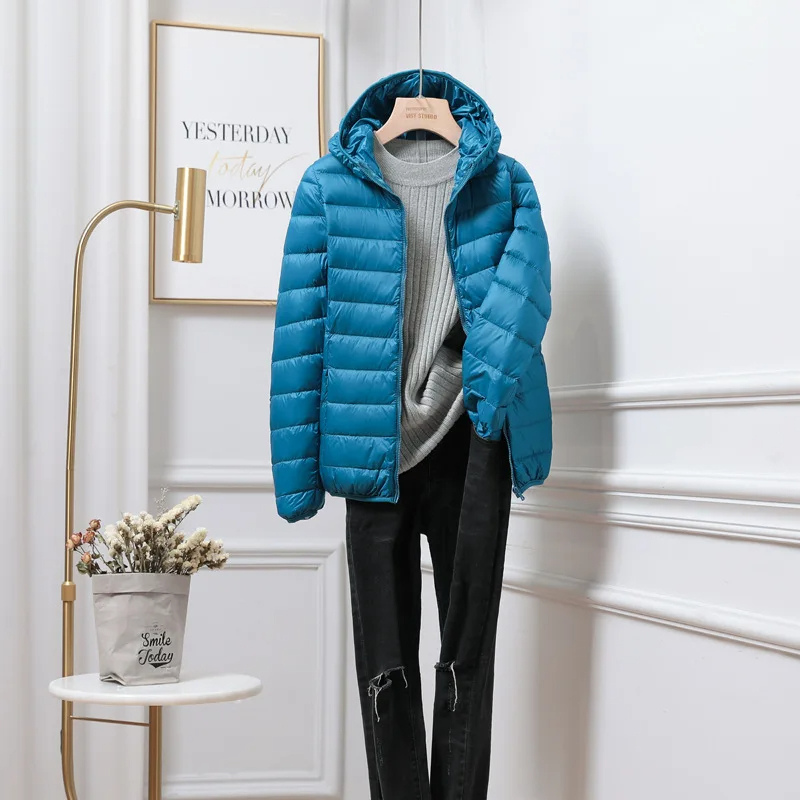 Parka Femme Hiver à Capuche et Fermeture Éclair