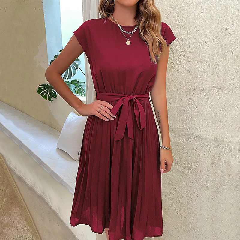 Robe Femme Élégante en Soie Léger