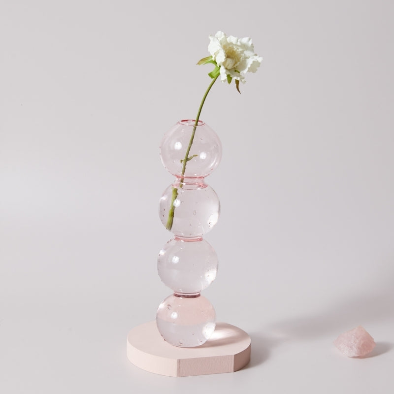 Vase en Verre Artisanal Décoratif Luxe
