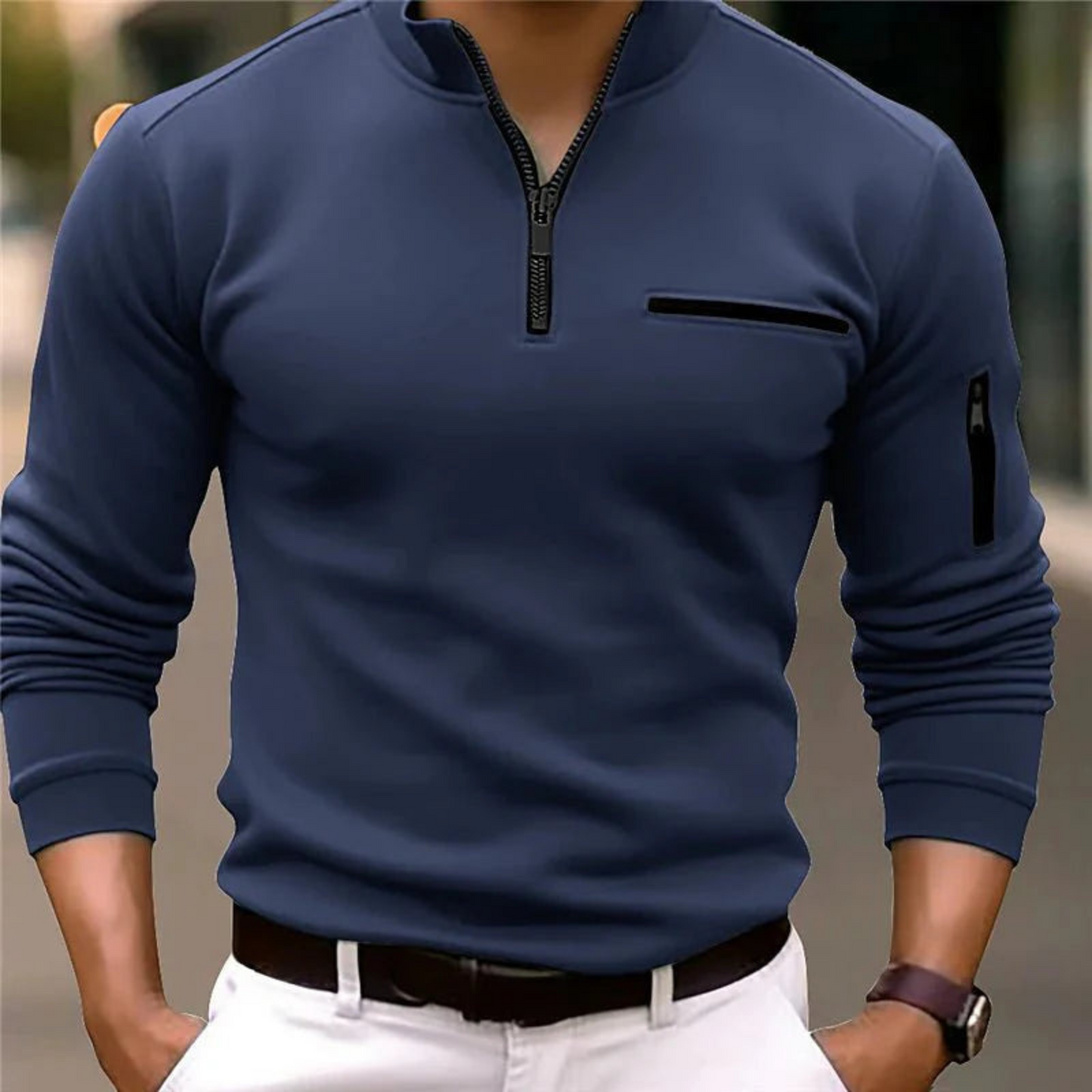 Pull Zippé Homme Chic et Pratique