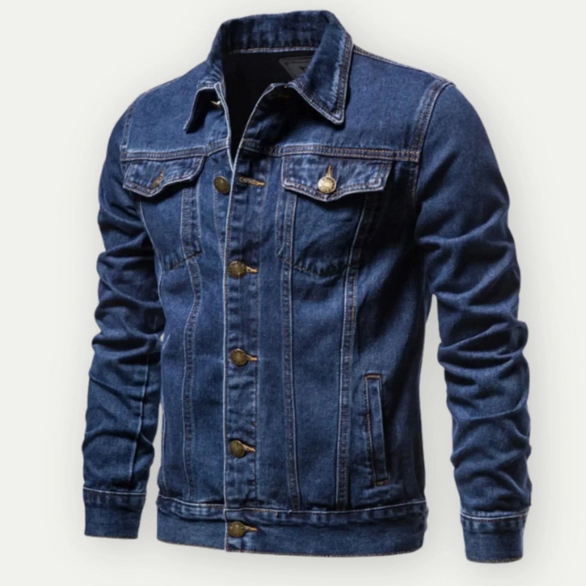 Veste Trucker Cuir Classique et Robuste - vue 4