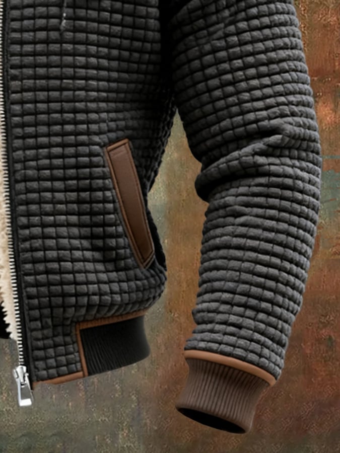 Veste Isolation Thermique Coupe-Vent Confortable Hiver