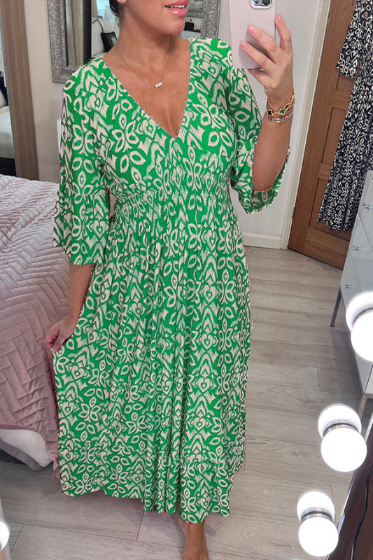 Variant image for Lianne™ – Robe Longue Femme Élégante en V Confortable pour l'Été-25