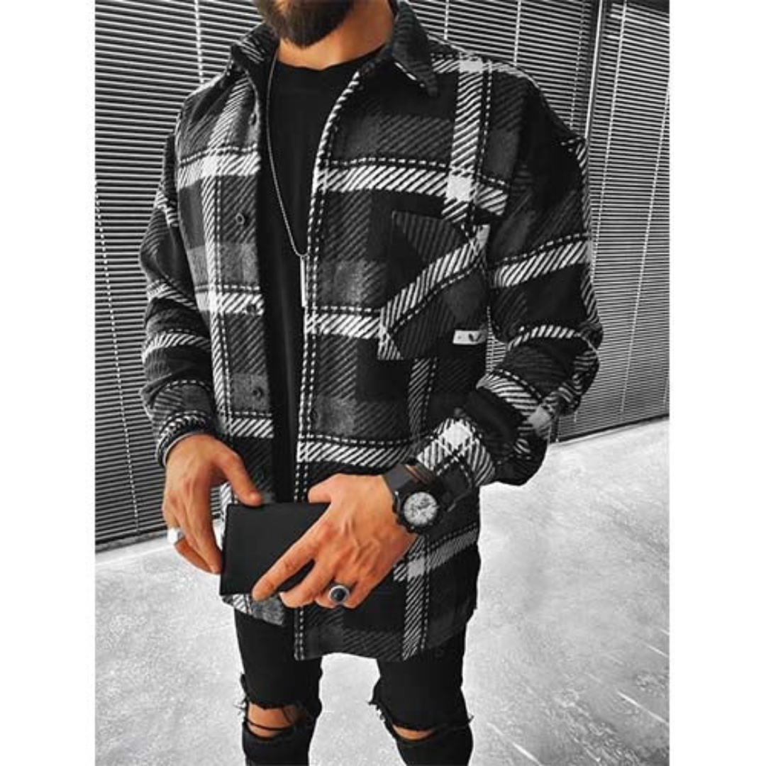 Chemise Homme Hiver Manches Longues Douillette - PanierRoyale