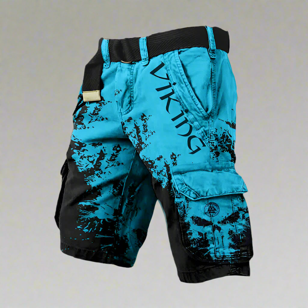 Short Cargo Homme Confortable Coupe Droite Style Utilitaire