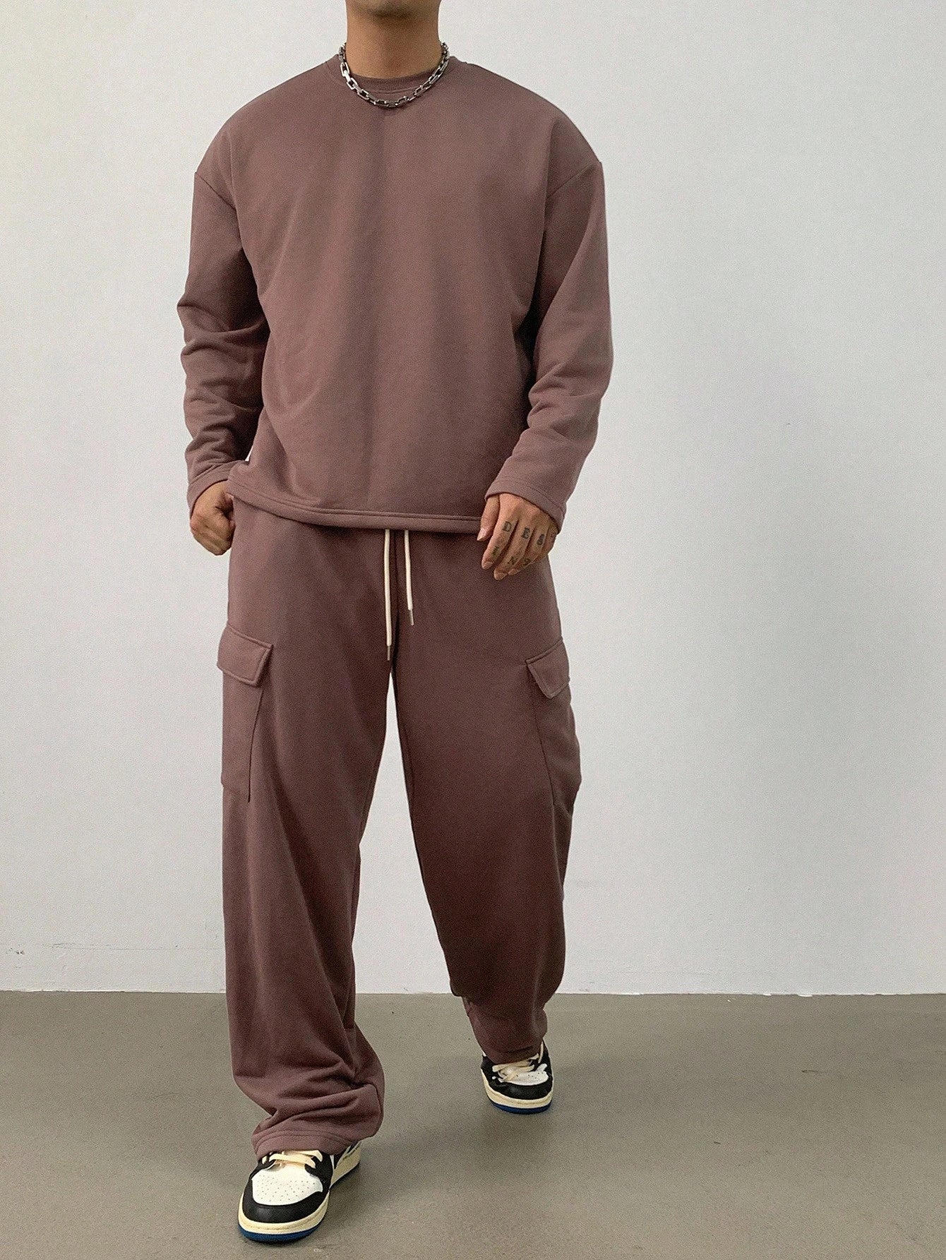 Costume Homme Manches Longues en Coton Chino - PanierRoyale