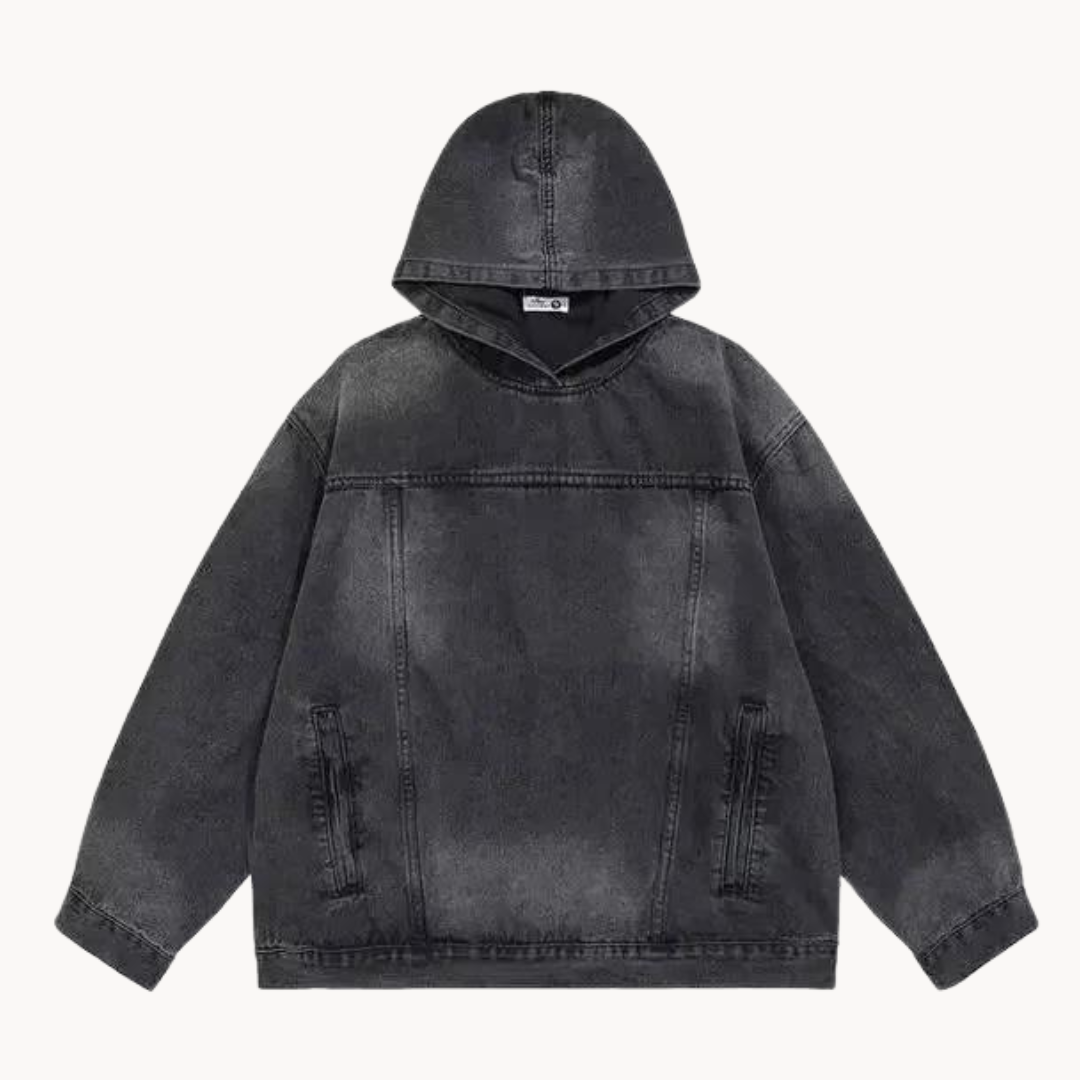 Sweat à Capuche Homme Sport avec Poche Zippée