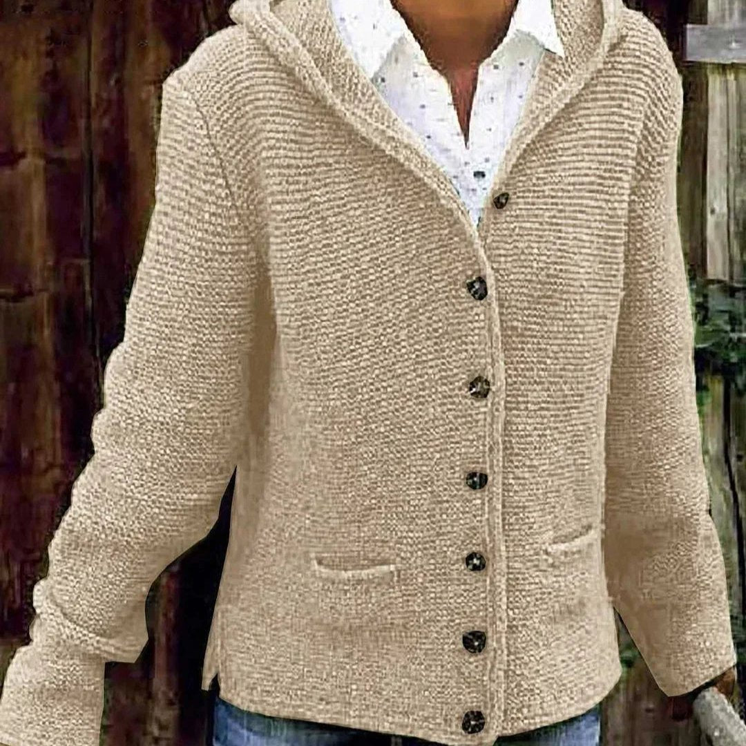 Veste Tricotée Femme Chic avec Boutons