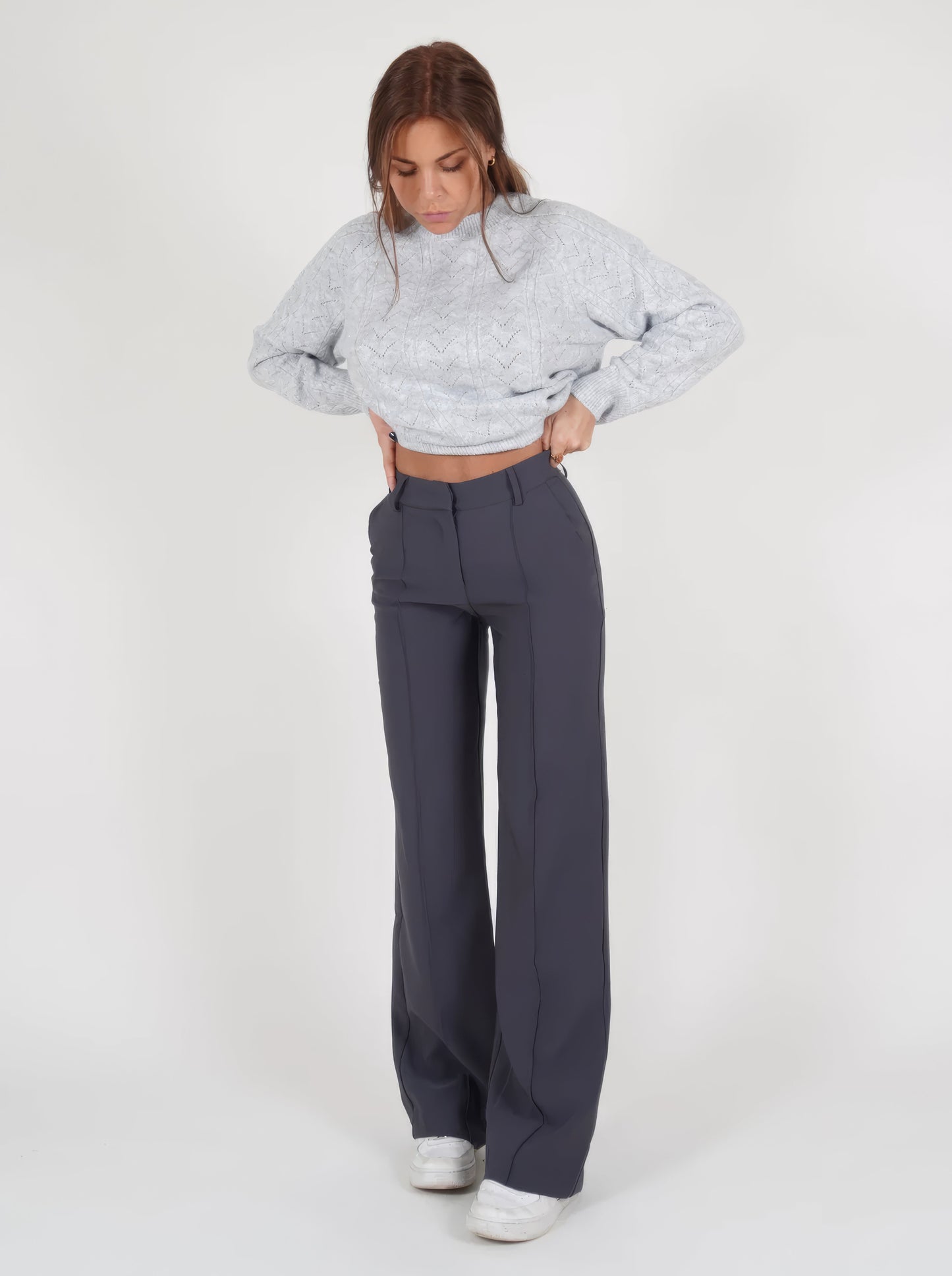 Pantalon Femme Évasé Confortable pour un Style Décontracté