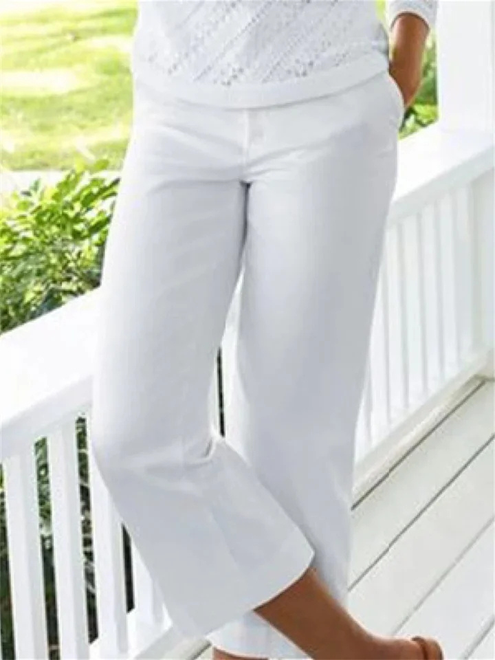 Pantalon Coton Femme Confortable Casual - PanierRoyale