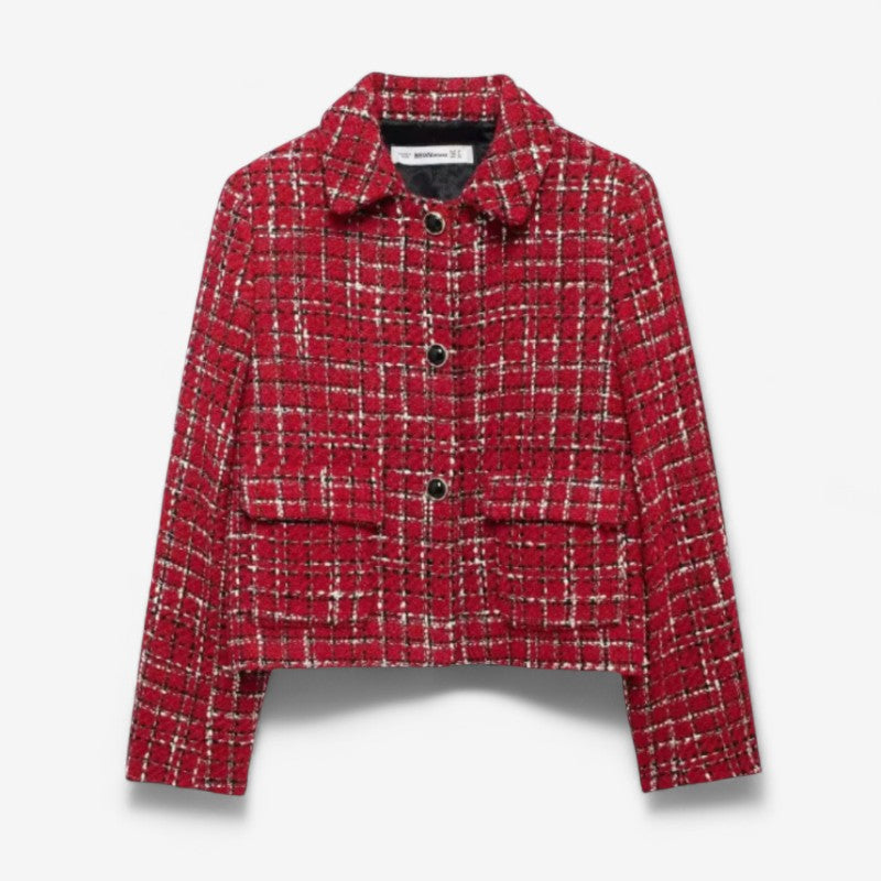 Blouson Femme Chic Manches Longues Poches Dissimulées - PanierRoyale