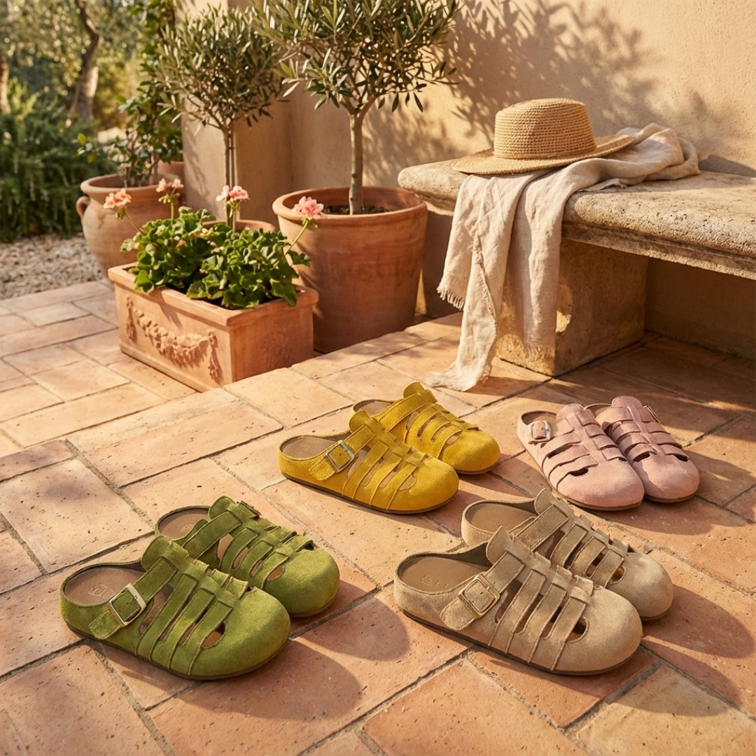 Sandales Mules Femme Respirantes Boucle Réglable