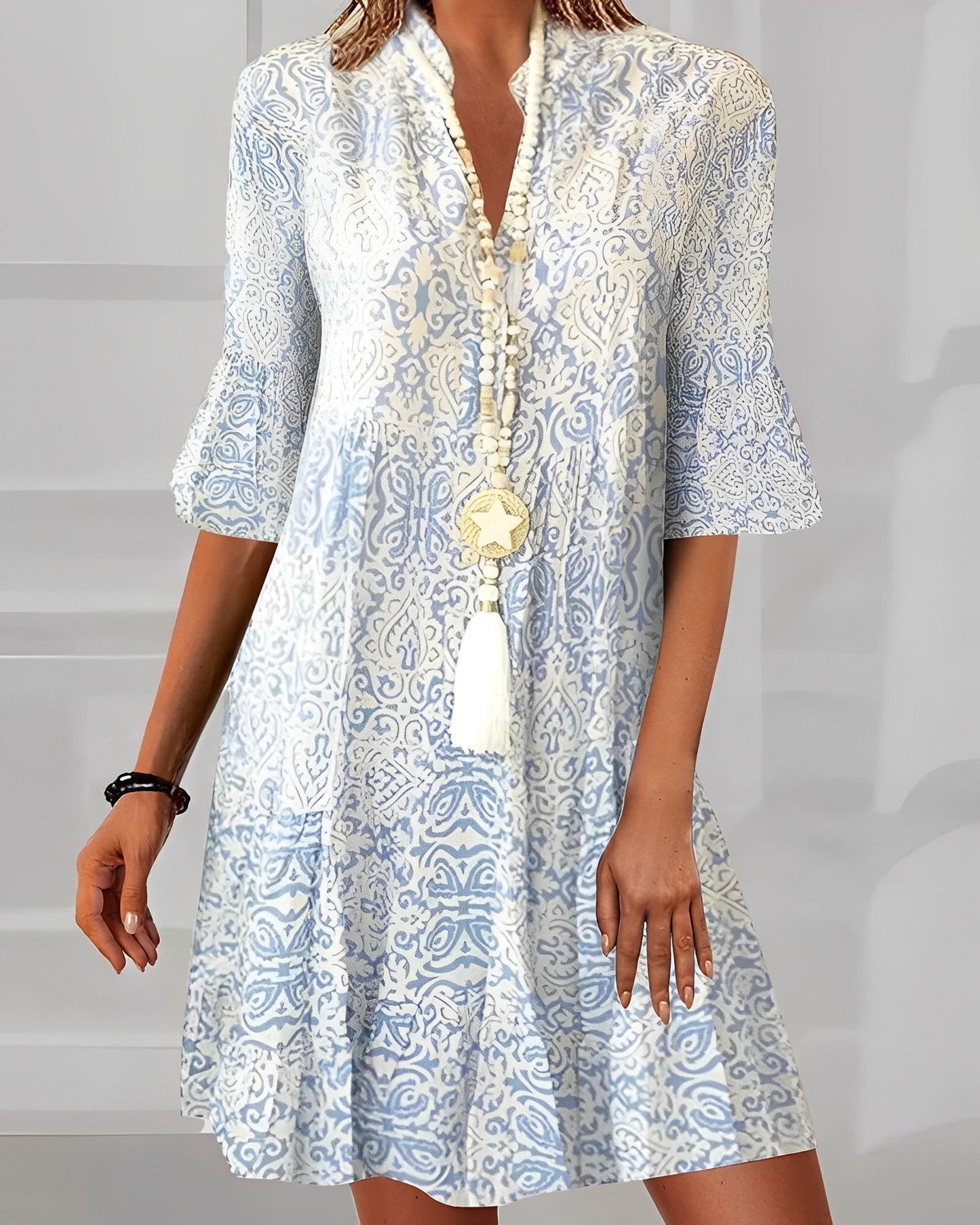 Zanda's™ – Robe de Chambre Femme Élégante en Coton et Lin Confortable-4