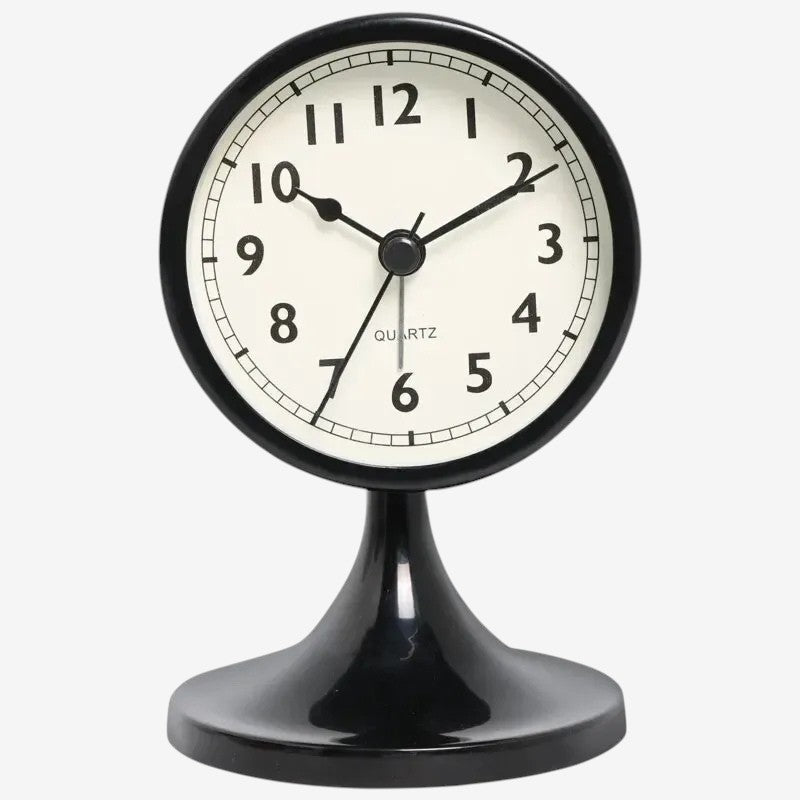 Réveil Moderne Rond en Verre pour Intérieur