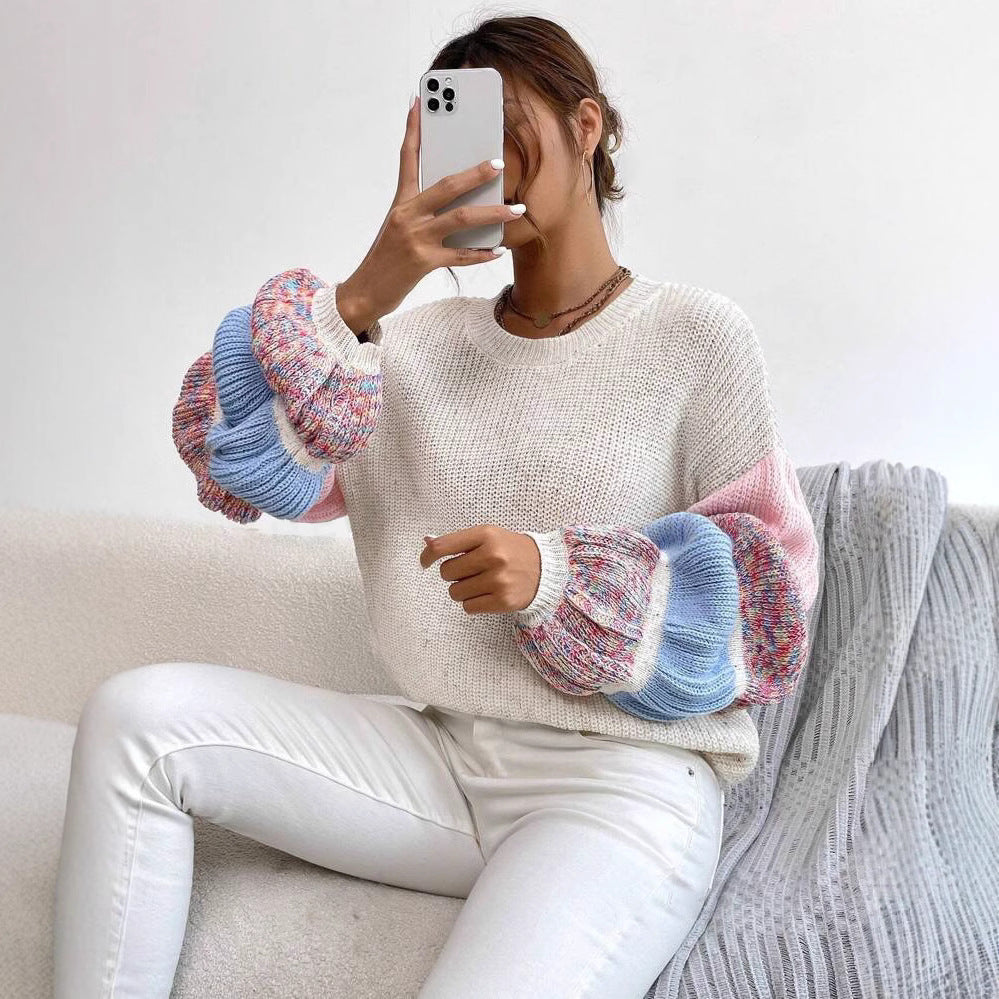 Pull Femme Douillet en Maille Colorée - PanierRoyale