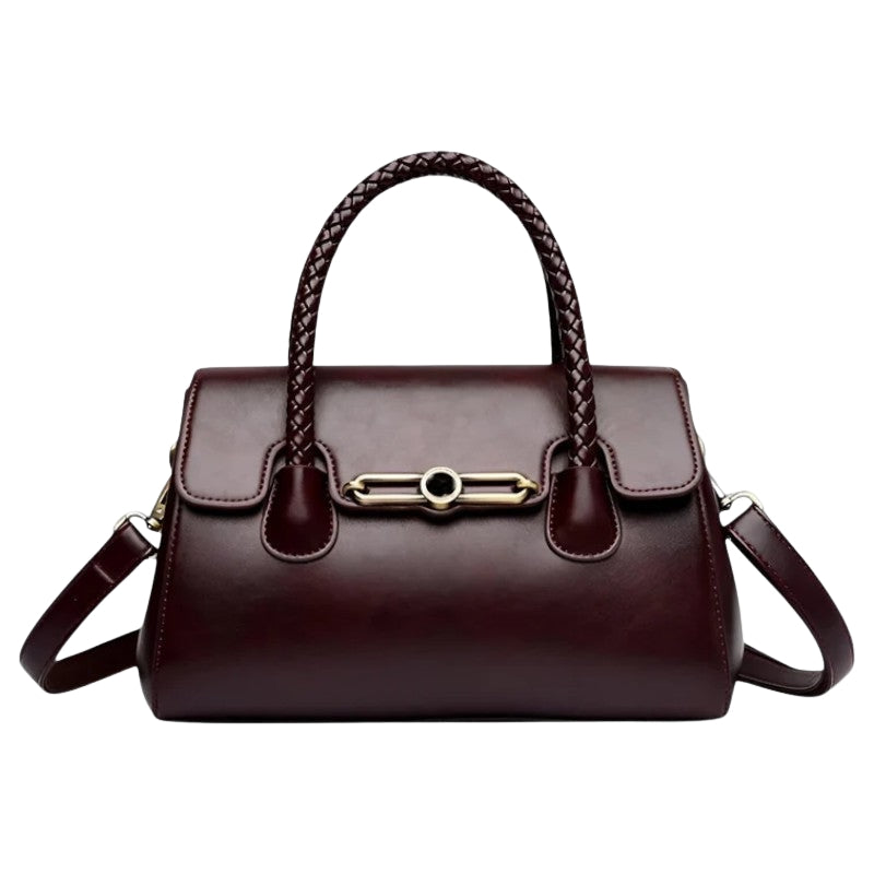 Sac à Main Femme avec Bretelle Réglable et Poignées Cuir