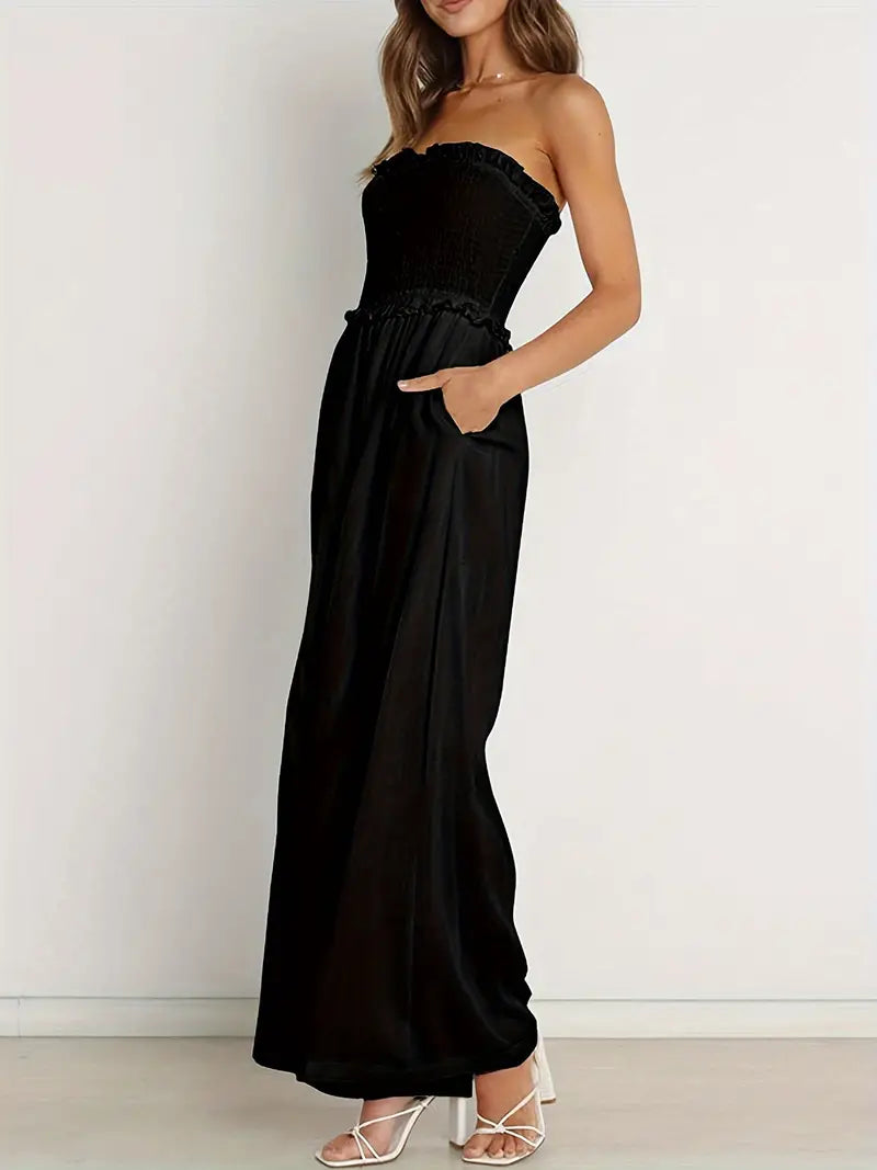MiSun™ – Combinaison Femme Chic Noire Élégante et Confortable-3