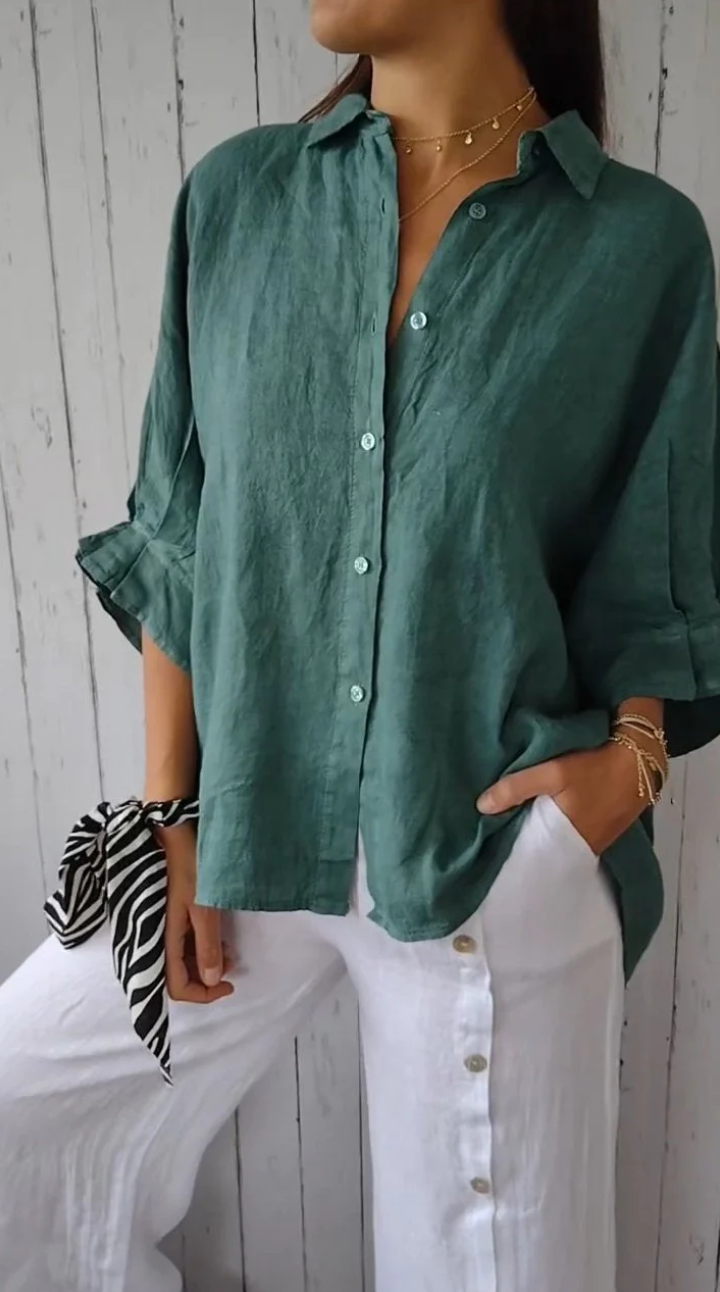 Variant image for BelleRue™ – Blouse Femme Élégante en Polyester Confort Durable et Chic-16