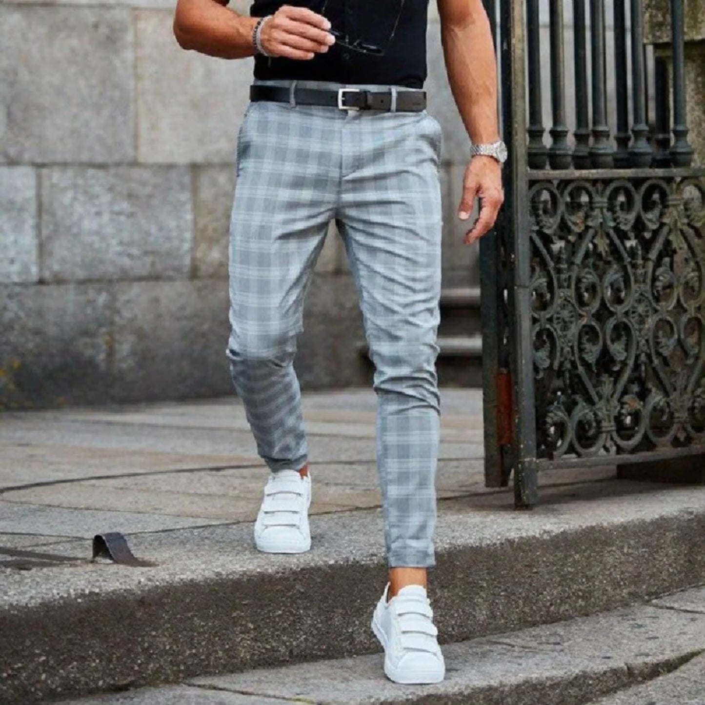 Pantalon Chino Slim Homme Moderne et Élégant