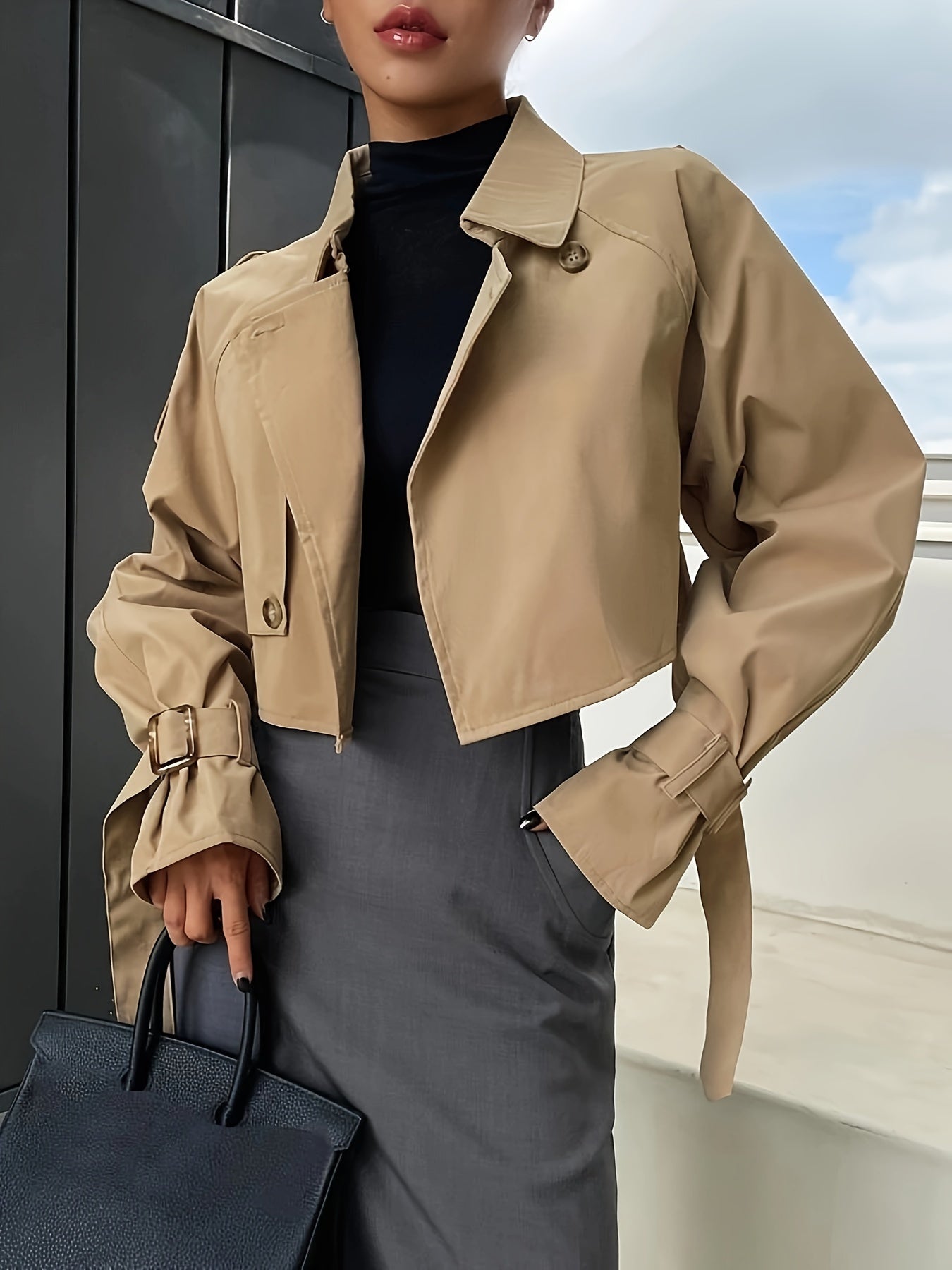 Manteau Femme Printemps Léger et Asymétrique - PanierRoyale
