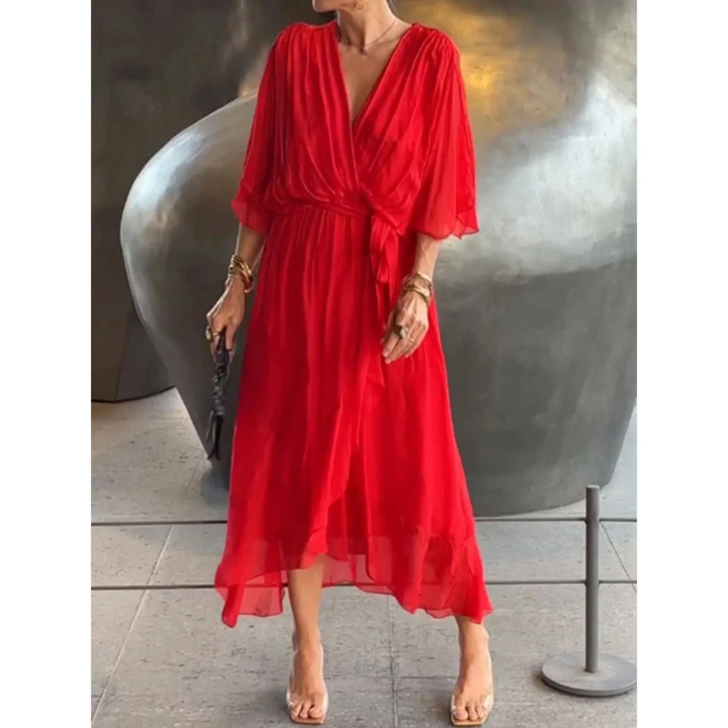 Robe Soie Femmes Élégante et Chic
