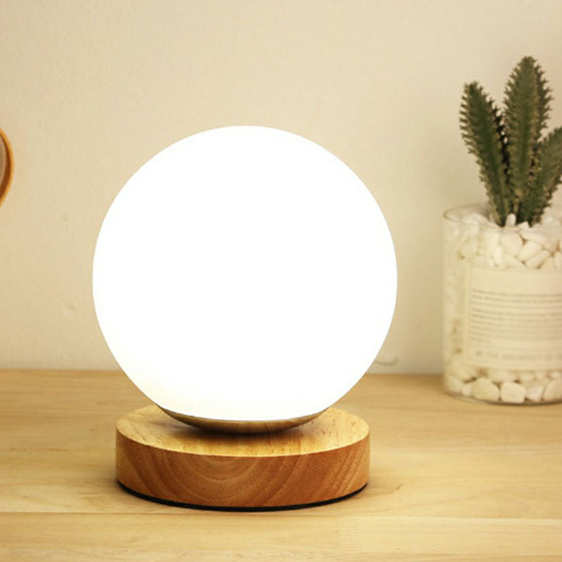 Lampe de Nuit en Bois Design Élégant