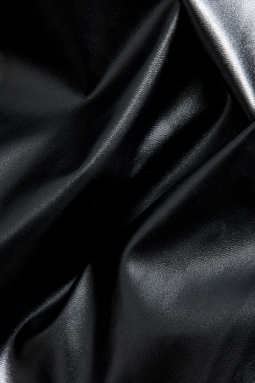 Jupe Mi-Longue Élégante en Cuir Imitation avec Fente Élevée