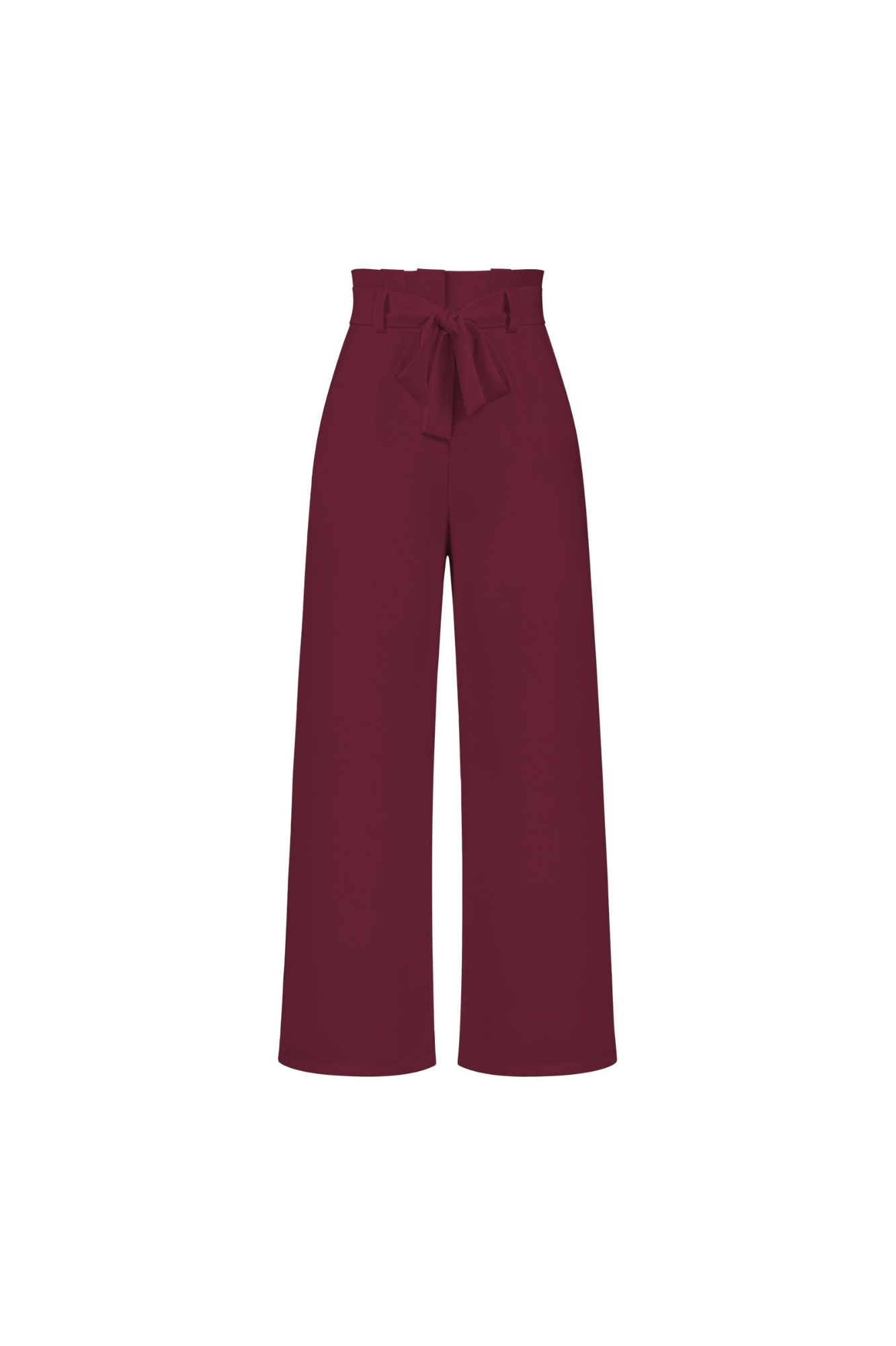 Pantalon Femme Élégant Taille Longue en Lin