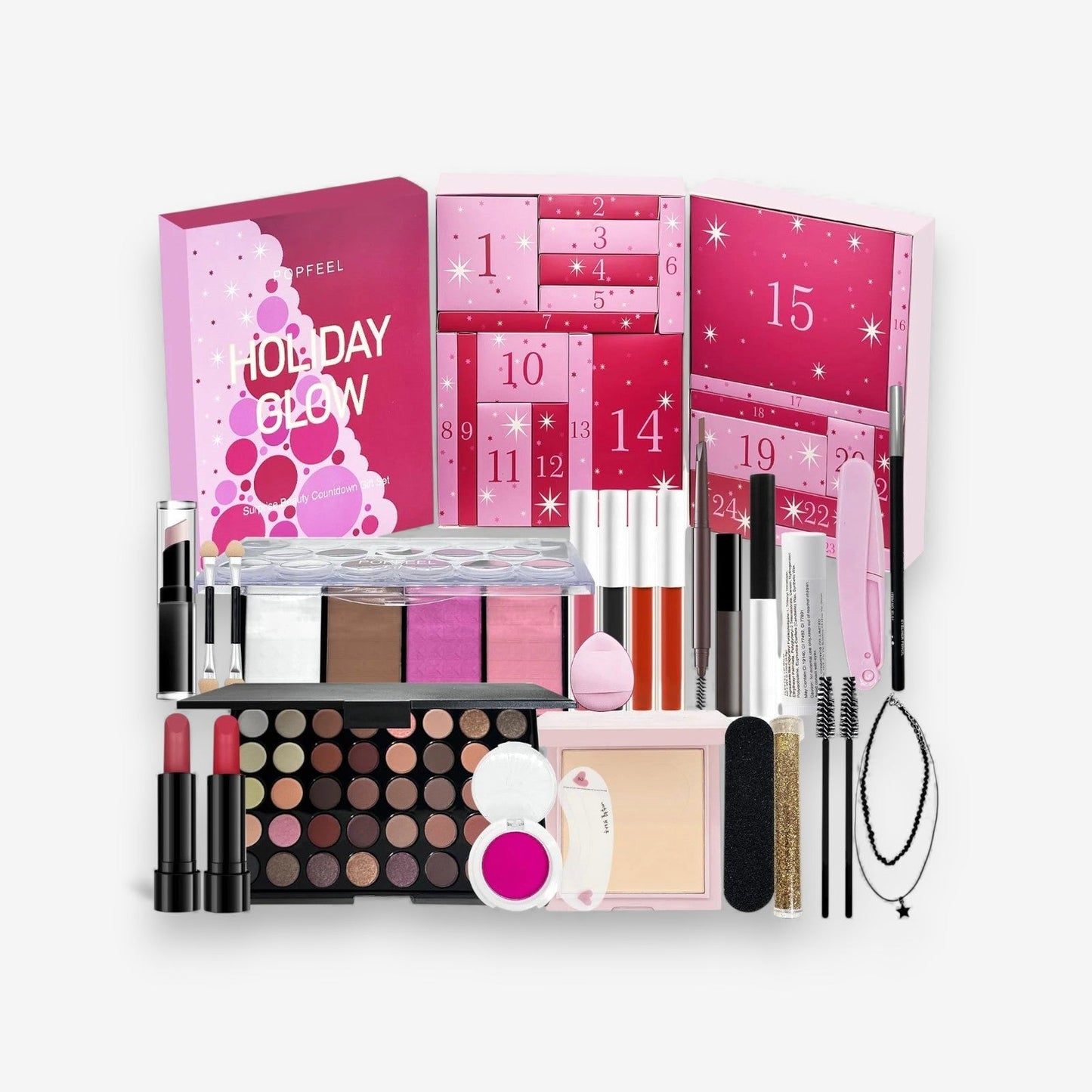 Coffret de Noël 24 Jours de Soins et Beauté - PanierRoyale