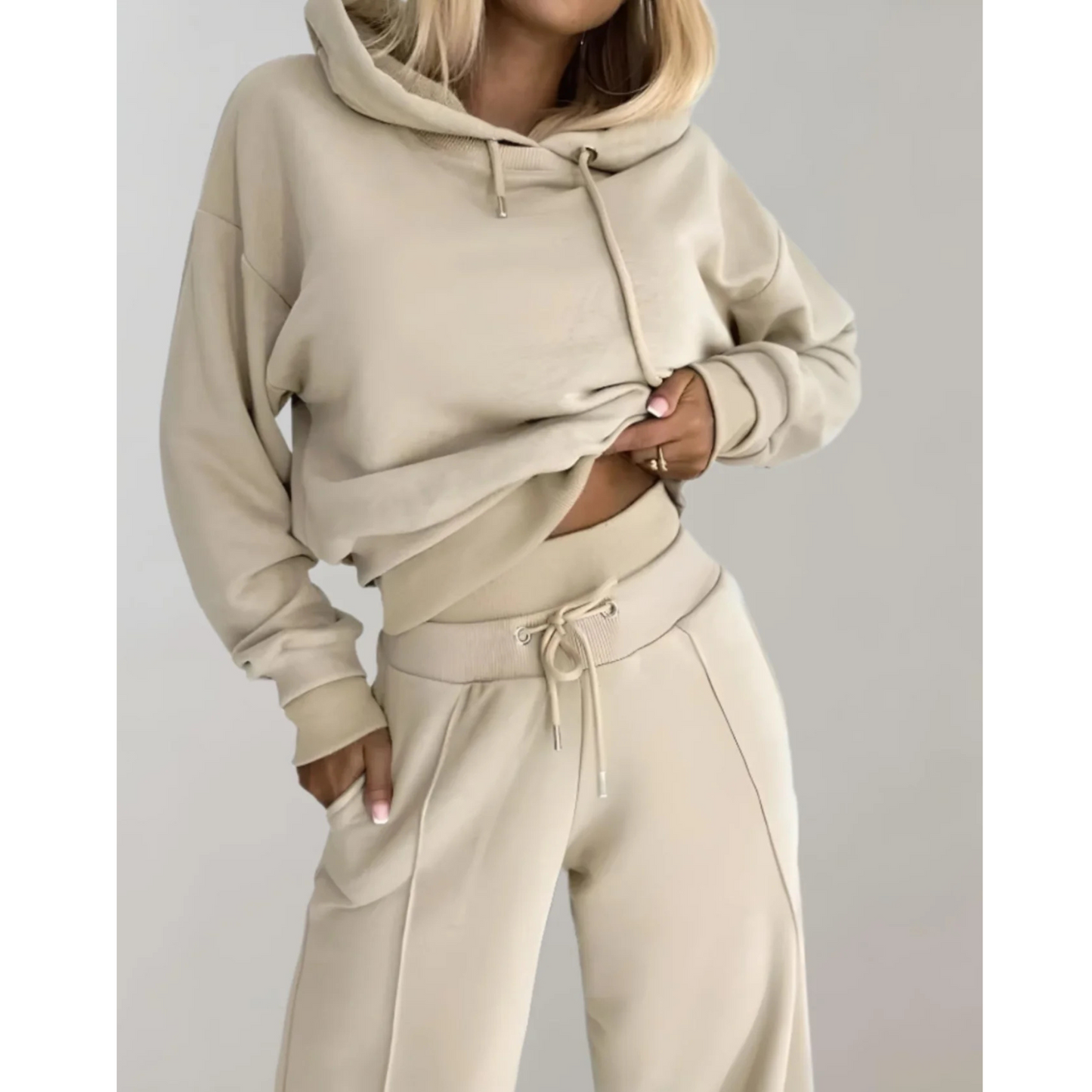 Ensemble Femme Décontracté 2 Pièces : Sweat à Capuche & Legging Confortable