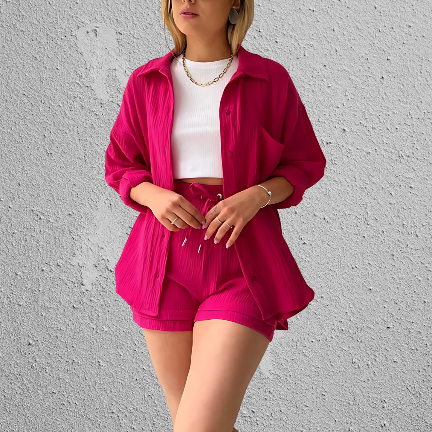 Chemise Femme Manches Longues Décontractée et Chaude