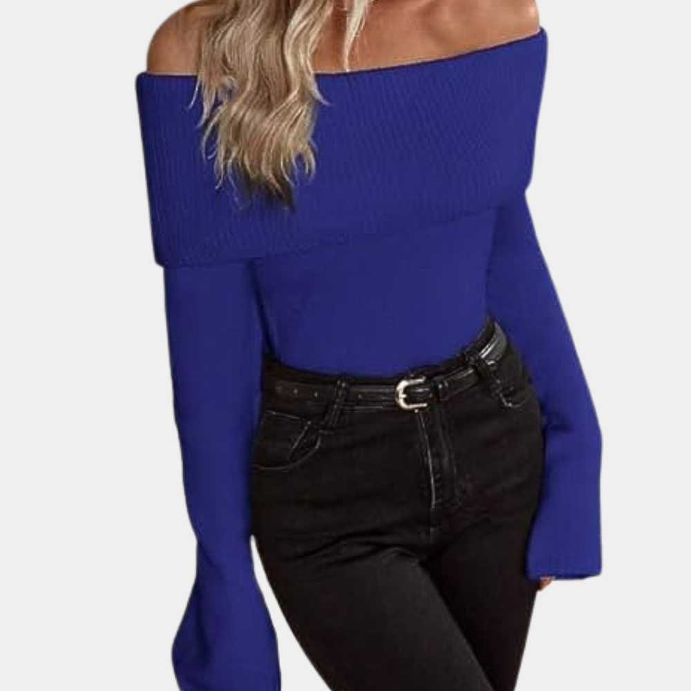 Pull Femme Épaules Dégagées Décontracté