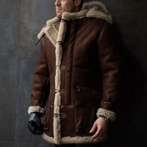 Doudoune Hiver Homme Imperméable et Chaude à Capuche