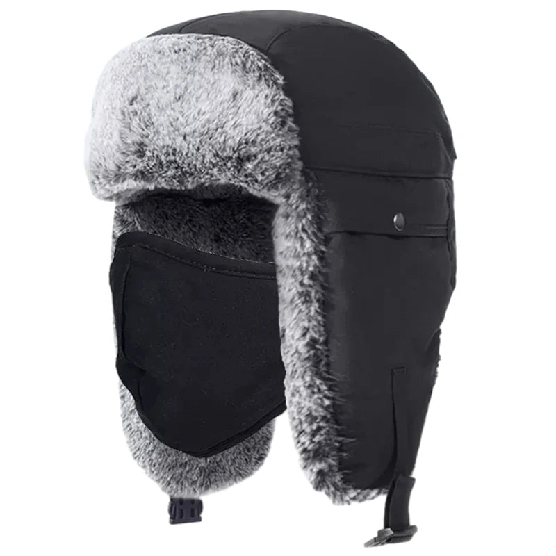 Bonnet Hiver Chaud et Doux pour Adulte avec Oreillettes