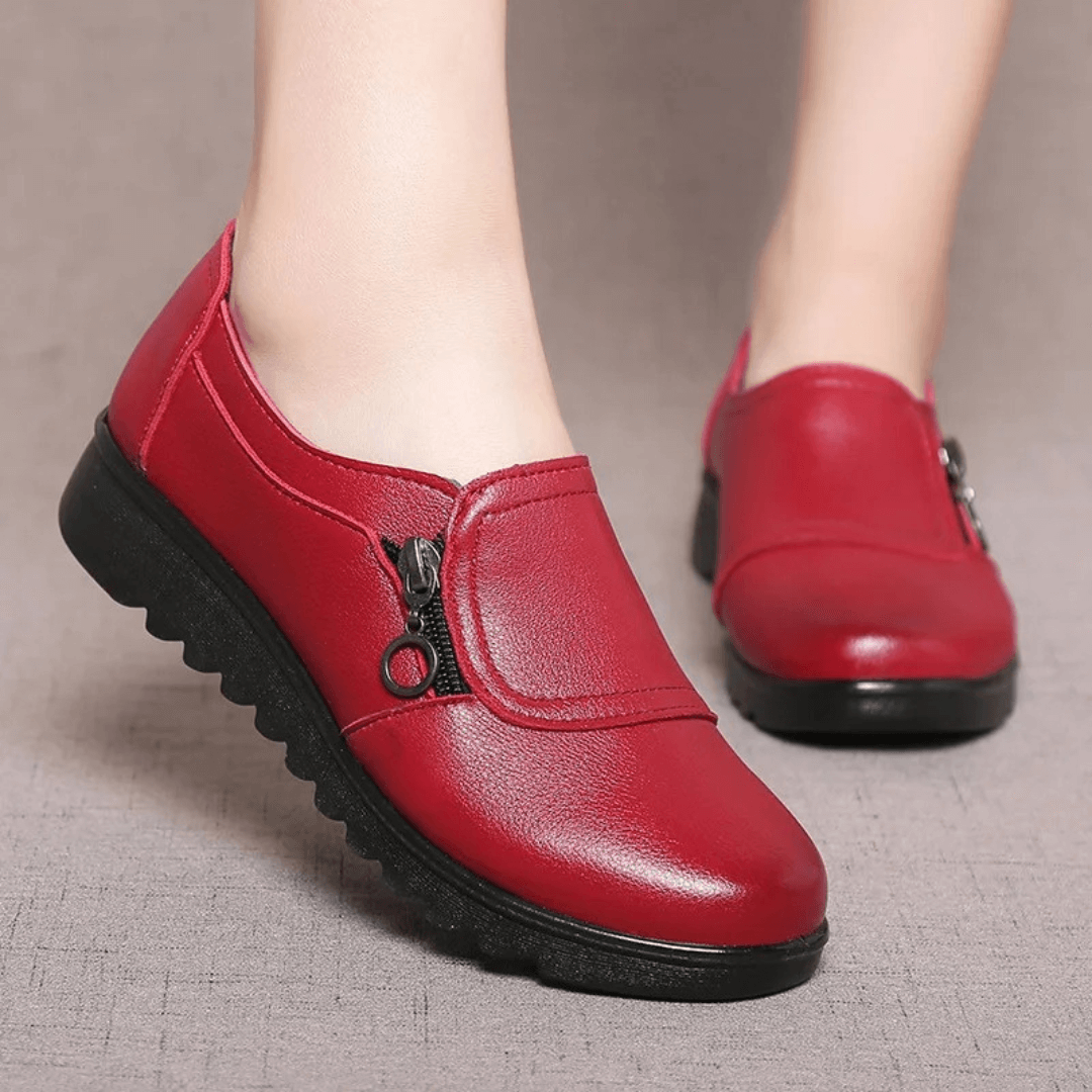 Chaussures Femmes en Cuir Doux et Confortables
