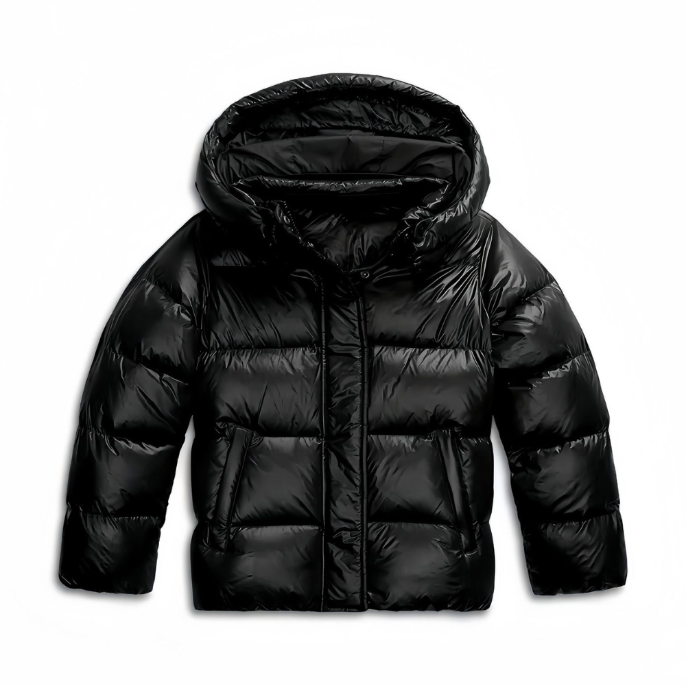 Doudoune Homme Noir Étanche et Chaude