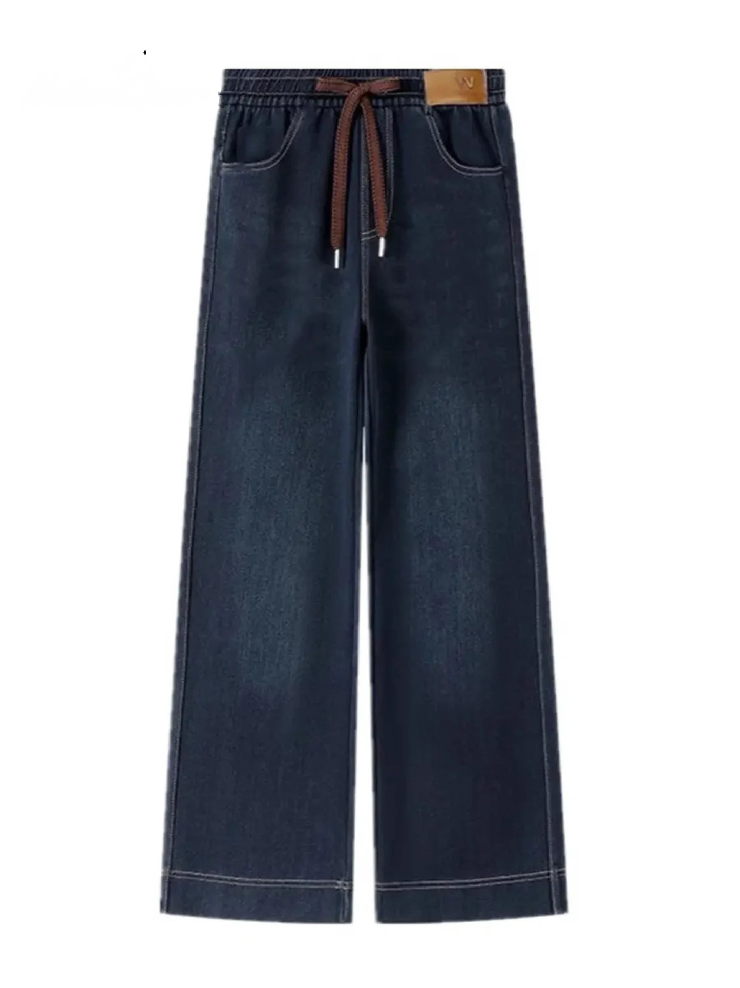 Pantalon Femme Coton Stretch Taille Élastique Confortable