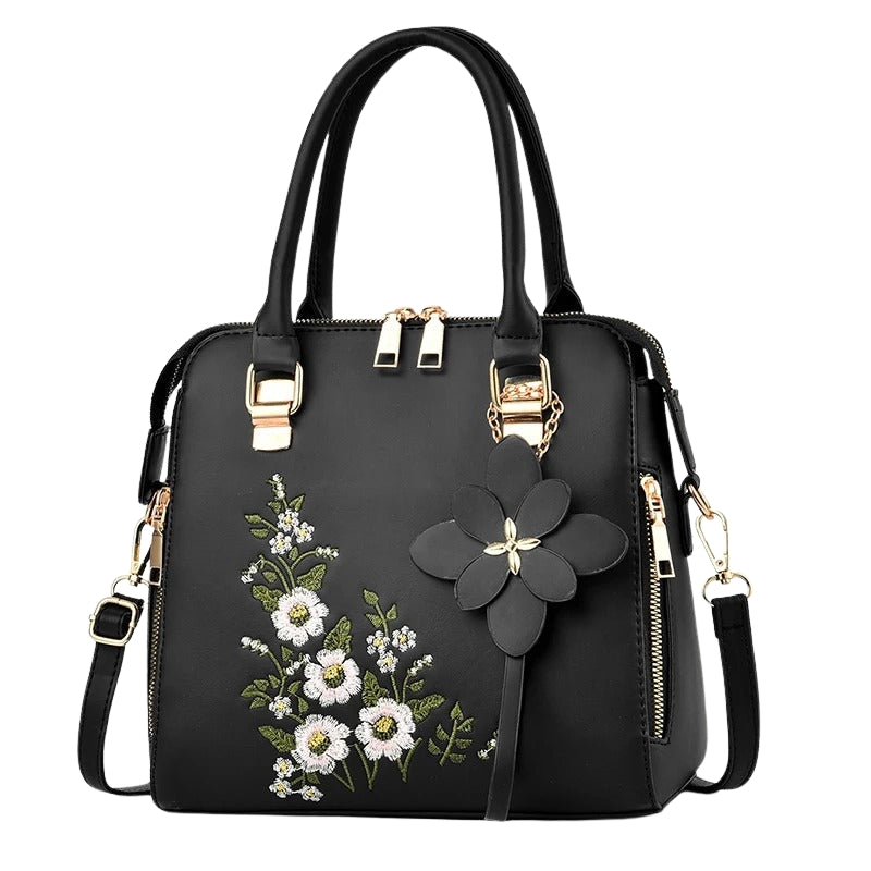 Sac à Main Floral avec Bretelle Réglable