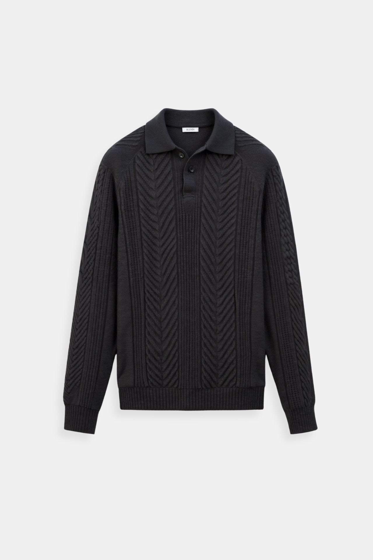 Pull en maille classique avec col polo