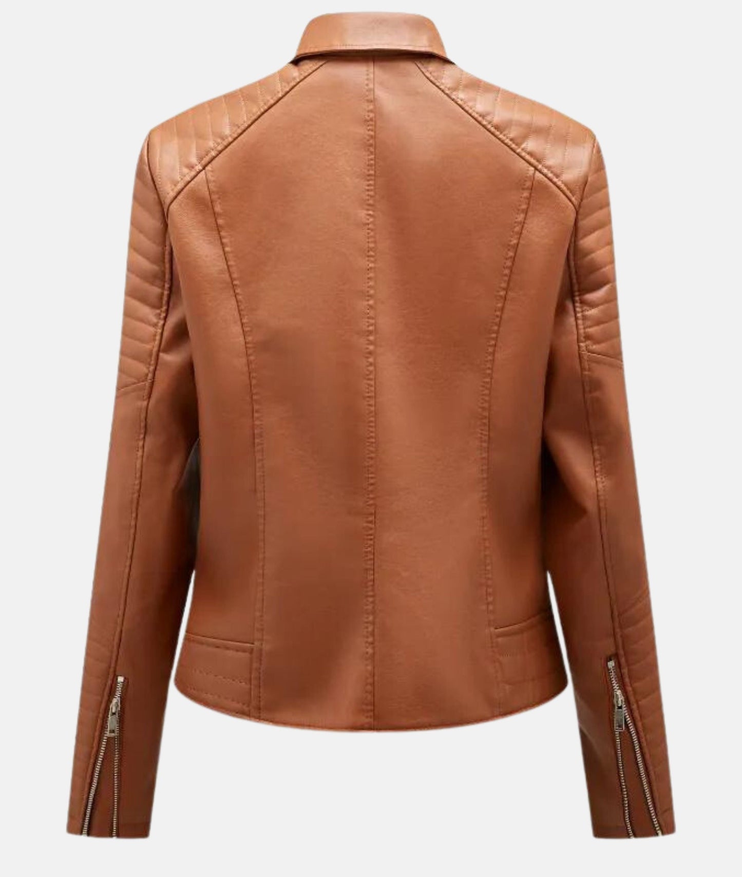 Isabelle™ – Veste en Cuir Femme Élégante avec Coupe Ajustée Chic-4