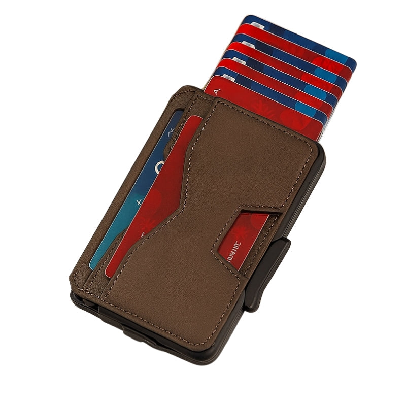 Porte-Cartes de Crédit Sécurisé à Fermeture Aimantée