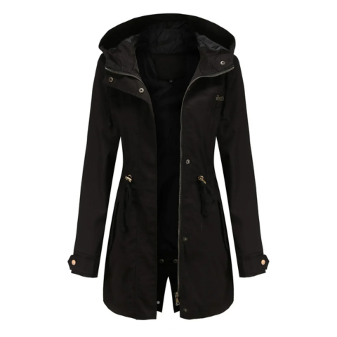 Manteau femme hiver chaud et imperméable à capuche